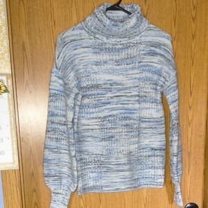 Liz Claiborne Multicolor Turtleneck Sweater